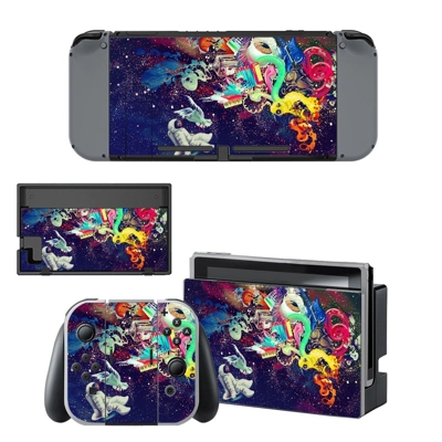 Animated Texture decal skin for Nintendo Switch Console and Controllers