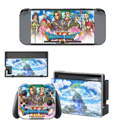 Dragon Quest XI decal skin for Nintendo Switch Console and Controllers