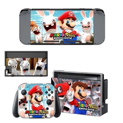 Mario Rabbids Kingdom Battle decal skin for Nintendo Switc.. Mario Rabbids Kingdom Battle decal skin for Nintendo Switc..