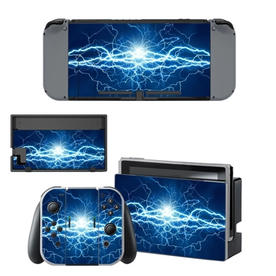 Lightning decal skin for Nintendo Switch Console and Controllers