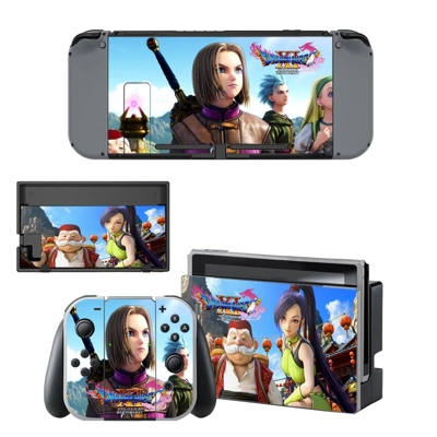 Dragon Quest XI decal skin for Nintendo Switch Console and Controllers