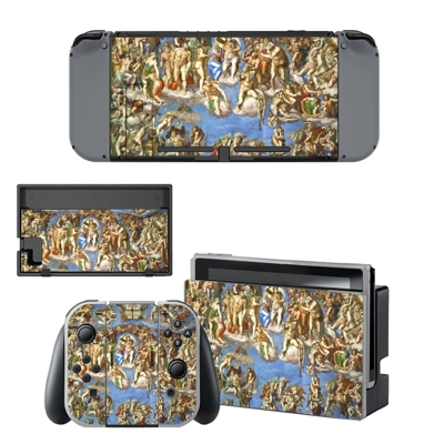 Sistine Chapel painting decal skin for Nintendo Switch Console and Controllers