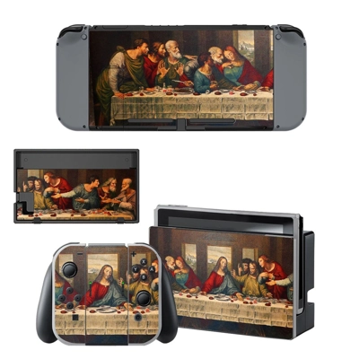 Jesus christ last supper painting decal skin for Nintendo Switch Console and Controllers