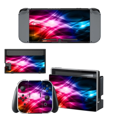 Abstract Wallpaper decal skin for Nintendo Switch Console and Controllers