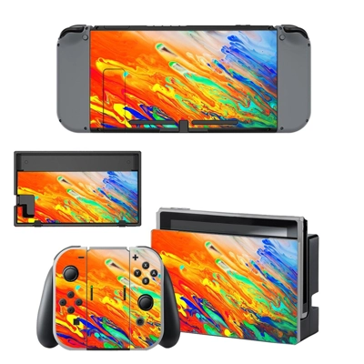 Canvas art decal skin for Nintendo Switch Console and Controllers