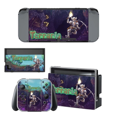Terraria decal skin for Nintendo Switch Console and Controllers