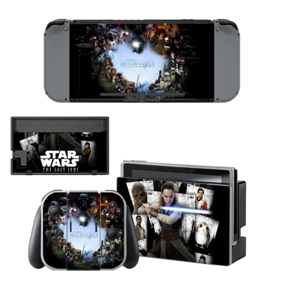 Star Wars The Last Jedi decal skin for Nintendo Switch Console and Controllers
