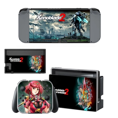 Xenoblade Chronicles 2 decal skin for Nintendo Switch Console and Controllers