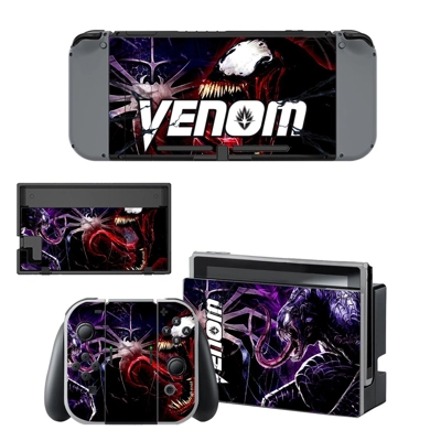 Venom decal skin for Nintendo Switch Console and Controllers