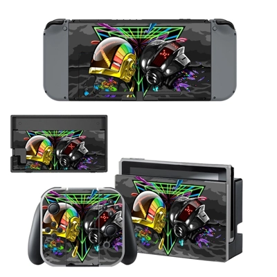 Daft punk full HD decal skin for Nintendo Switch Console and Controllers