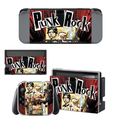 Punk Rock decal skin for Nintendo Switch Console and Controllers