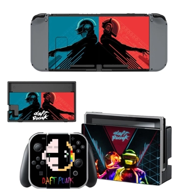 Daft Punk decal skin for Nintendo Switch Console and Controllers