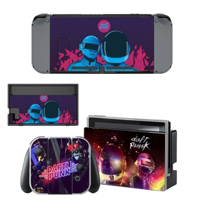 Daft Punk decal skin for Nintendo Switch Console and Contr..
