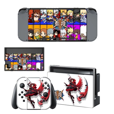 BlazBlue Cross Tag Battle decal skin for Nintendo Switch Console and Controllers