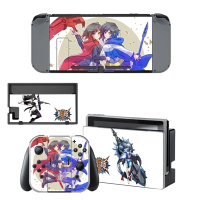 BlazBlue Cross Tag Battle decal skin for Nintendo Switch Console and Controllers