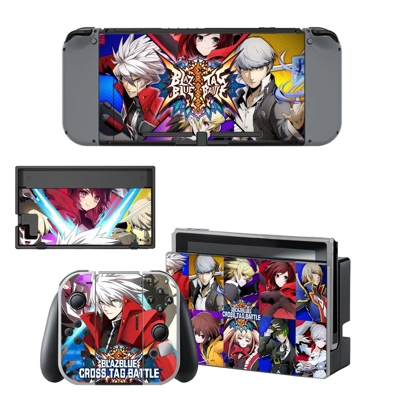 BlazBlue Cross Tag Battle decal skin for Nintendo Switch Console and Controllers