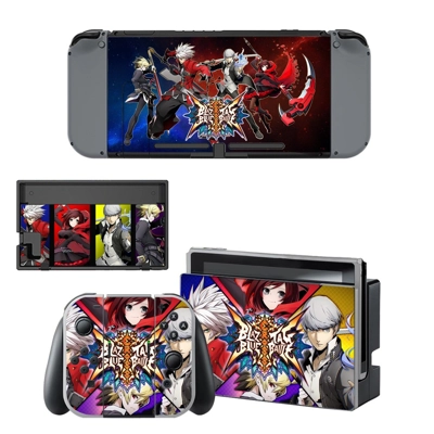 BlazBlue Cross Tag Battle decal skin for Nintendo Switch Console and Controllers