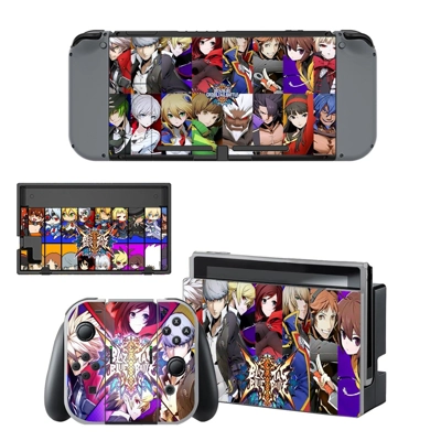 BlazBlue Cross Tag Battle decal skin for Nintendo Switch Console and Controllers