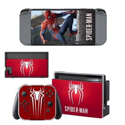 Spider Man decal skin for Nintendo Switch Console and Controllers