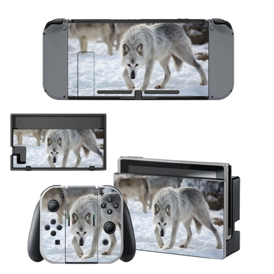 Wolves decal skin for Nintendo Switch Console and Controllers