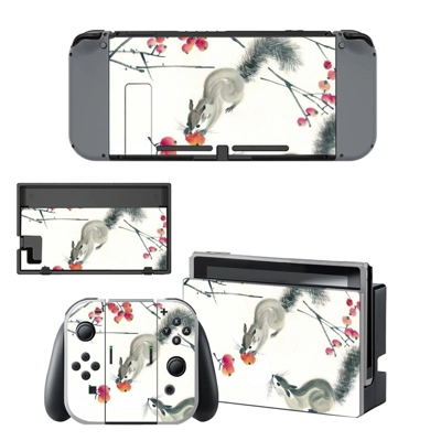 Chinese Culture Animals decal skin for Nintendo Switch Console and Controllers