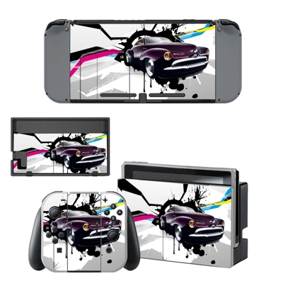 Abstract Car Wallpapers decal skin for Nintendo Switch Console and Controllers