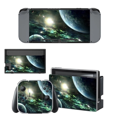 Outer space decal skin for Nintendo Switch Console and Controllers