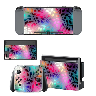 Abstract Wallpaper decal skin for Nintendo Switch Console and Controllers