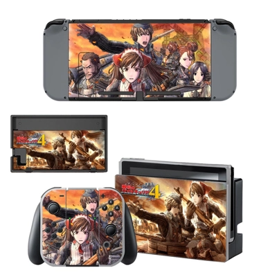 Valkyria Chronicles 4 decal skin for Nintendo Switch Console and Controllers