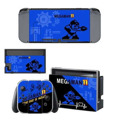 Mega Man 11 decal skin for Nintendo Switch Console and Controllers