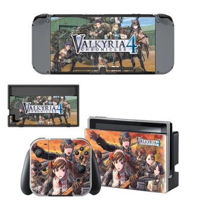 Valkyria Chronicles 4 decal skin for Nintendo Switch Console and Controllers