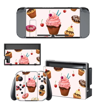 Fast food decal skin for Nintendo Switch Console and Contr..
