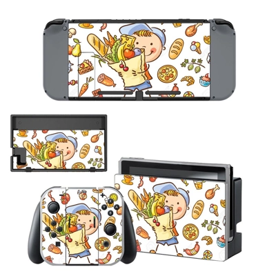 Fast food decal skin for Nintendo Switch Console and Controllers