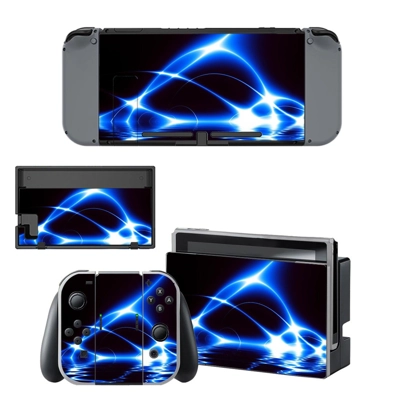 Abstract wallpaper decal skin for Nintendo Switch Console and Controllers