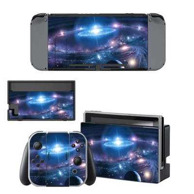 Galaxy Wallpaper decal skin for Nintendo Switch Console and Controllers