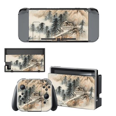 Hill Wallpaper decal skin for Nintendo Switch Console and ..