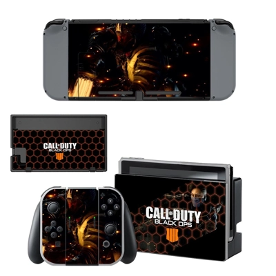 Call of Duty black ops 4 decal skin for Nintendo Switch Console and Controllers