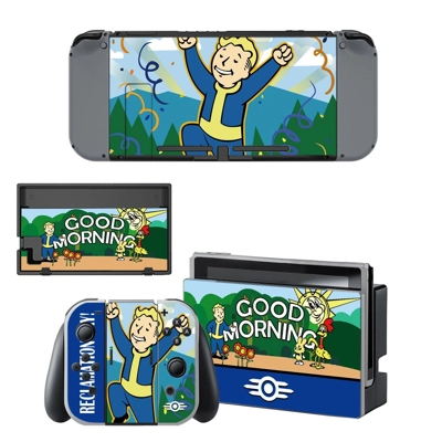Fallout 76 decal skin for Nintendo Switch Console and Controllers