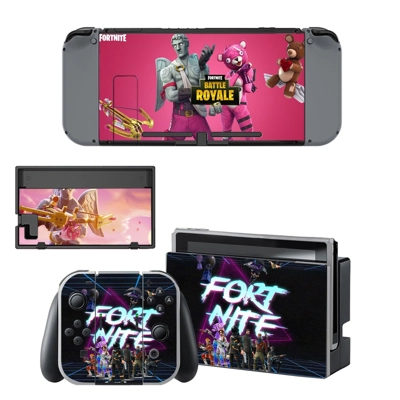 Fortnite battle royale decal skin for Nintendo Switch Console and Controllers