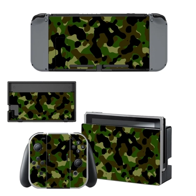 Camouflage decal skin for Nintendo Switch Console and Controllers