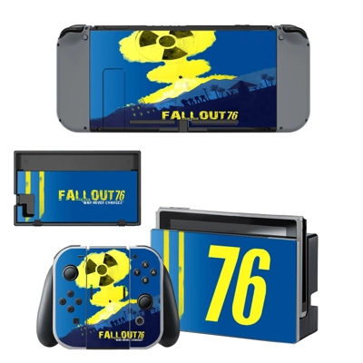 Fallout 76 decal skin for Nintendo Switch Console and Controllers