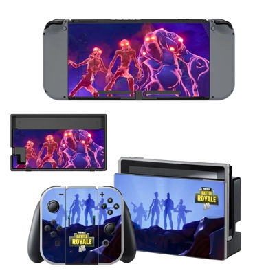 Fortnite battle royale decal skin for Nintendo Switch Console and Controllers