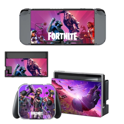 Fortnite decal skin for Nintendo Switch Console and Controllers