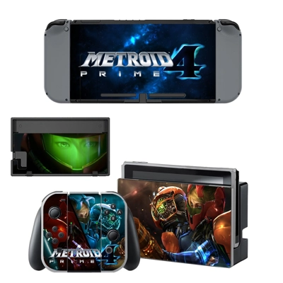 Metroid Prime decal skin for Nintendo Switch Console and Controllers