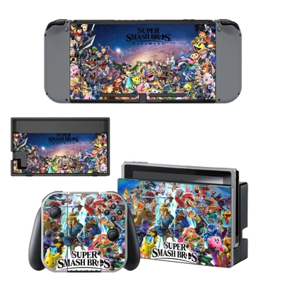 Super Smash Bros Ultimate decal skin for Nintendo Switch C.. Super Smash Bros Ultimate decal skin for Nintendo Switch C..