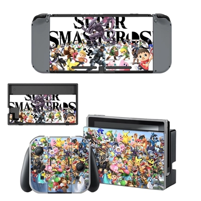 Super Smash Bros decal skin for Nintendo Switch Console an.. Super Smash Bros decal skin for Nintendo Switch Console an..