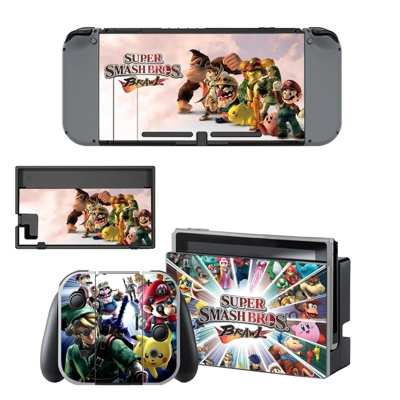 Super Smash Bros Brawl decal skin for Nintendo Switch Console and Controllers