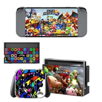 Super Smash Bros decal skin for Nintendo Switch Console an.. Super Smash Bros decal skin for Nintendo Switch Console an..