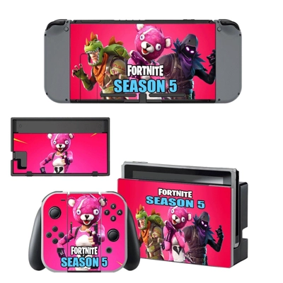 Fortnite decal skin for Nintendo Switch Console and Controllers