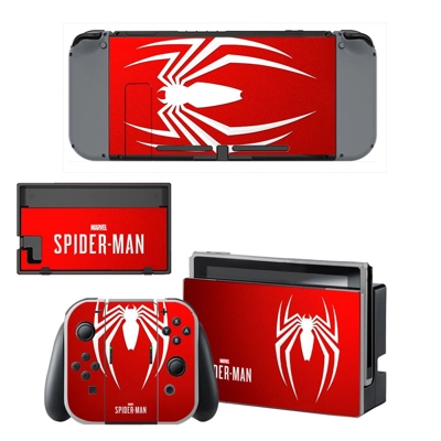 Spider Man decal skin for Nintendo Switch Console and Controllers